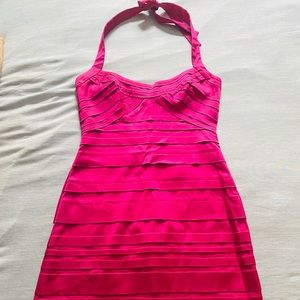 BCBG fushia occasional dress